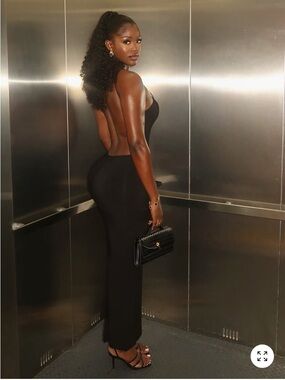 Fashion Nova Backless Maxi Dress